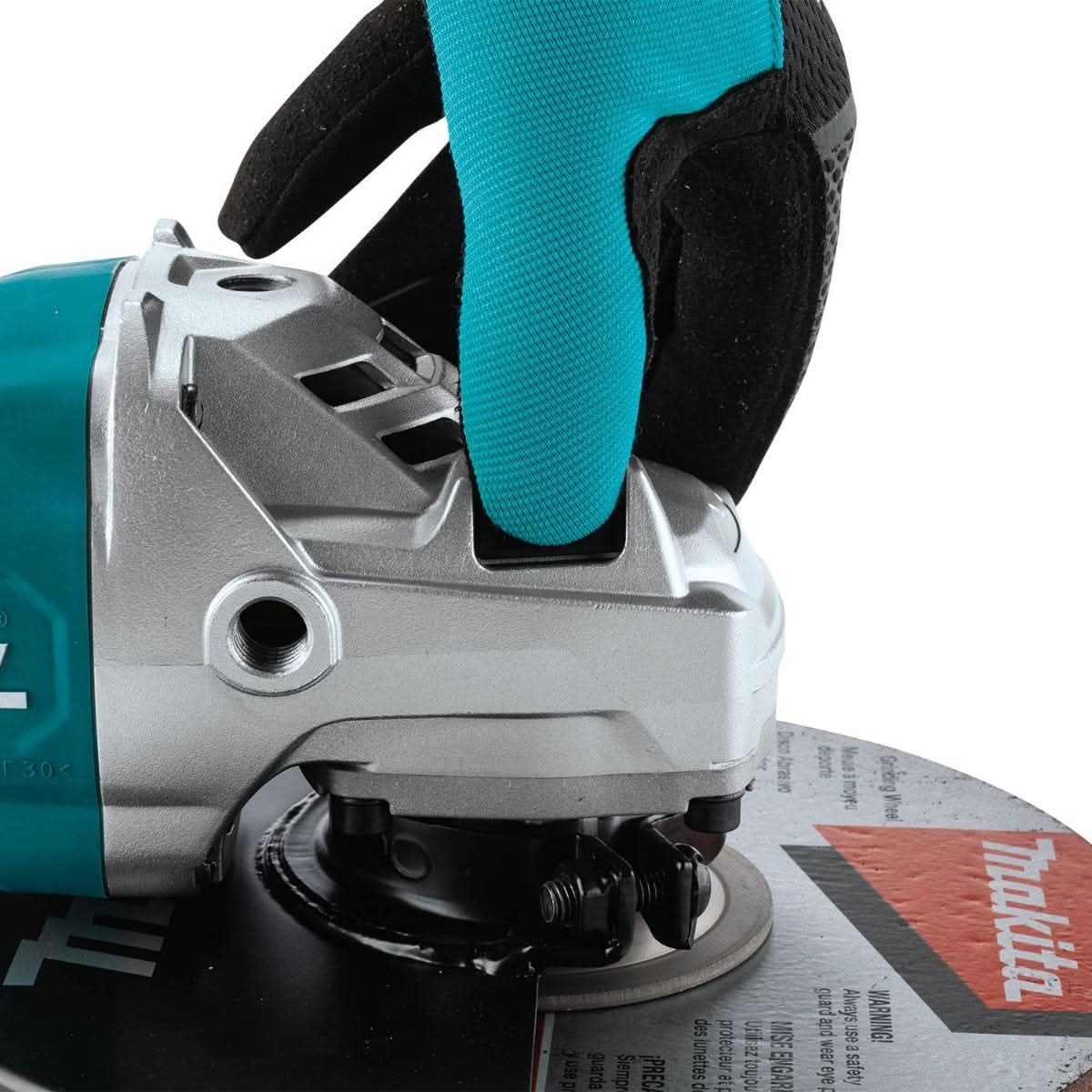 Makita GA9080 9" Angle Grinder, with Rotatable Handle, and Lock-On Switch