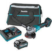 Makita GAG03M1 40V max XGT Brushless Cordless 4-1/2" / 5" Paddle Switch Angle Grinder Kit, with Electric Brake (4.0Ah)