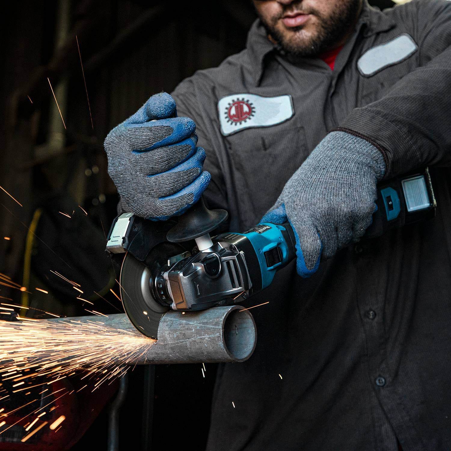 Makita GAG04M1 40V max XGT Brushless Cordless 4-1/2" / 5" Angle Grinder Kit, with Electric Brake, AWS Capable (4.0Ah)