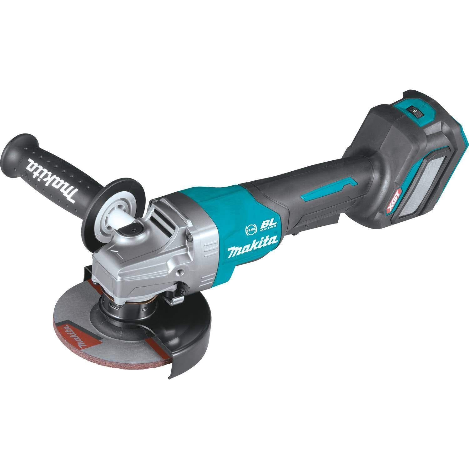 Makita GAG06Z 40V max XGT Brushless Cordless 4-1/2" / 5" Paddle Switch Angle Grinder, with Electric Brake, AWS Capable, Tool Only