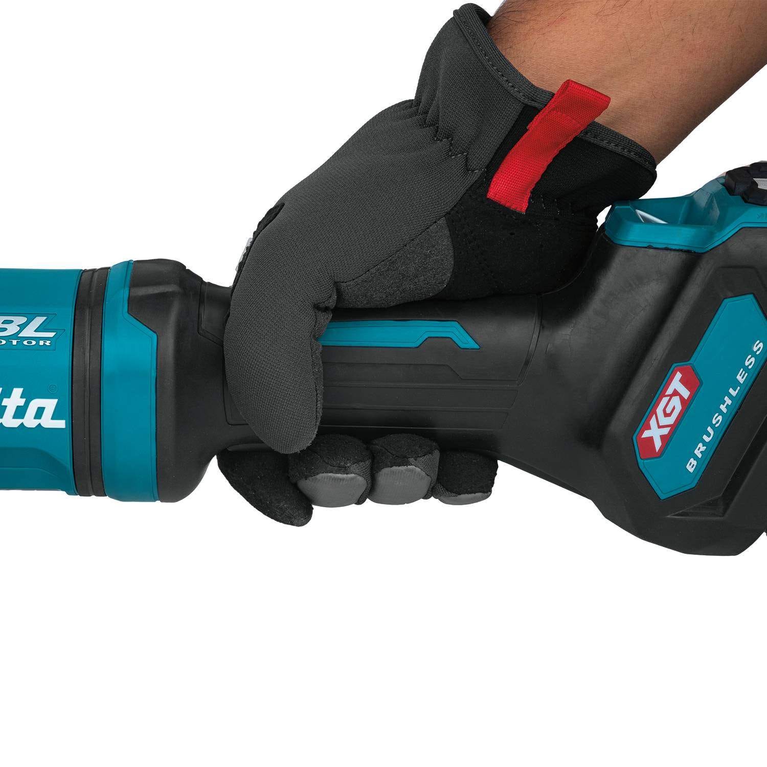 Makita GAG10M1 40V max XGT Brushless Cordless 7" / 9" Paddle Switch Angle Grinder Kit, with Electric Brake, AWS Capable (4.0Ah)
