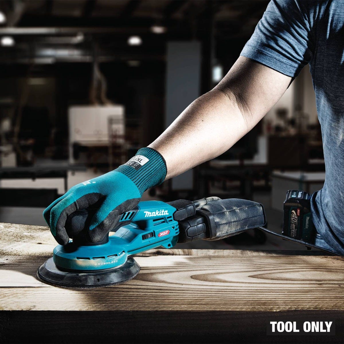 Makita GOB01CZ 40V max XGT Brushless Cordless 6" Random Orbit Sander, Tool Only