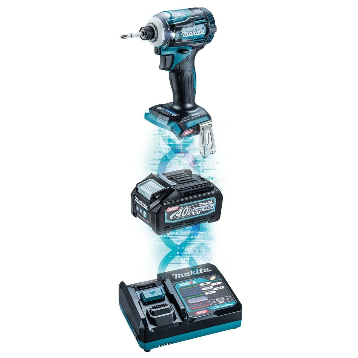 Makita GDT01Z 40V max XGT Brushless Cordless 4-Speed Impact Driver, Tool Only