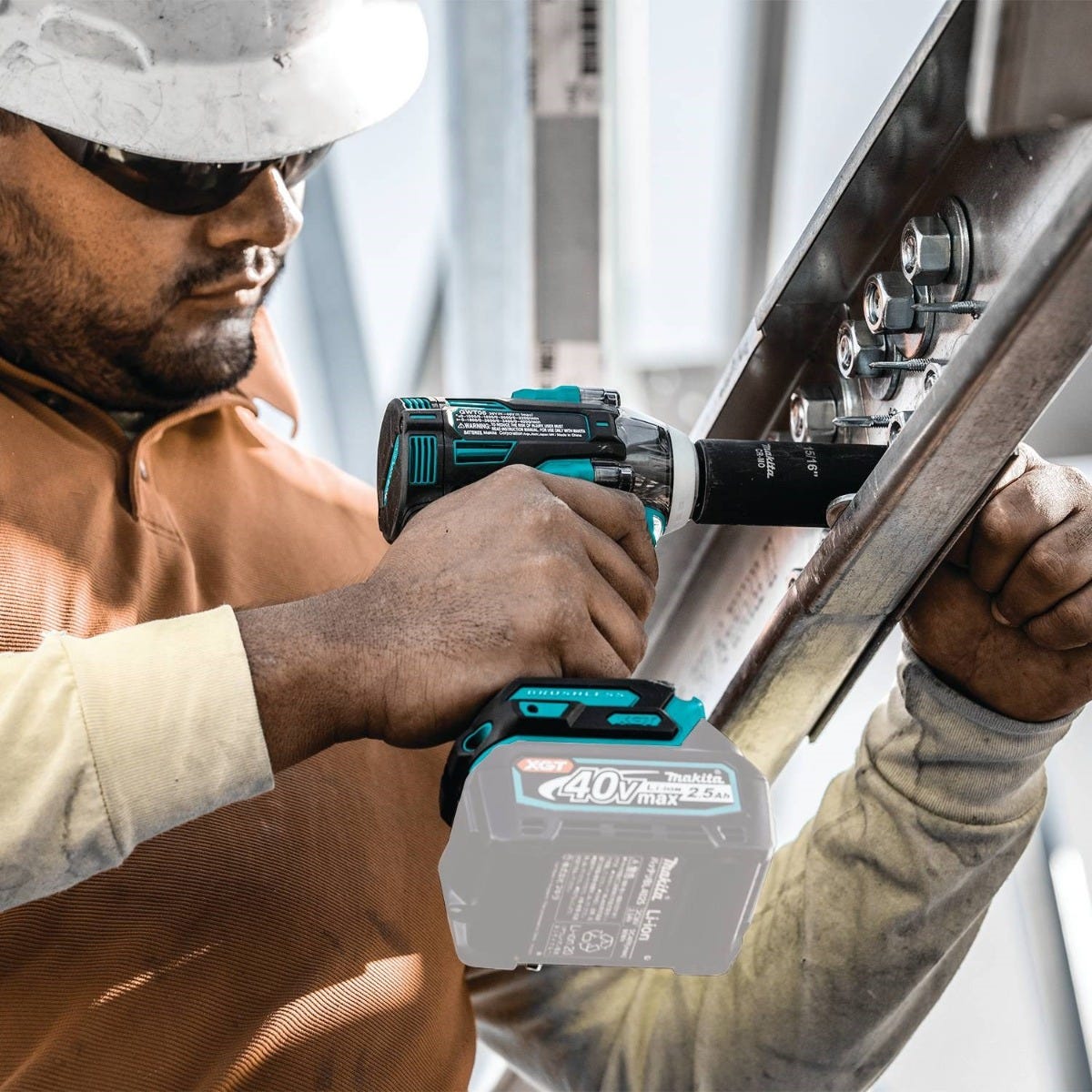 Makita GWT05Z 40V max XGT Brushless Cordless 4-Speed 1/2" Sq. Drive Impact Wrench w/ Detent Anvil, Tool Only