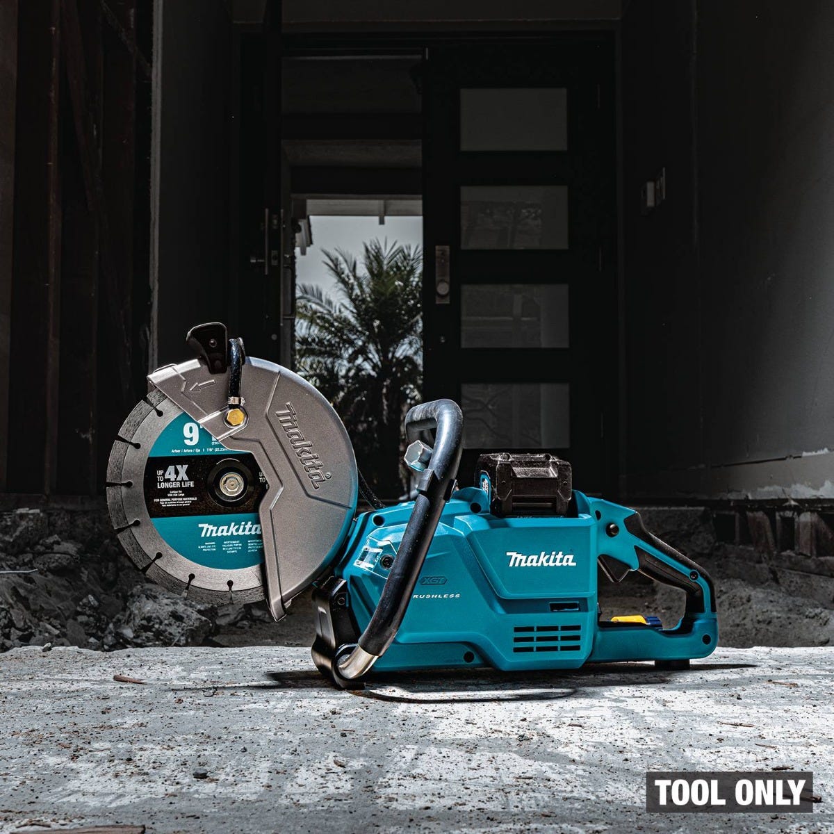 Makita GEC03Z 40V max XGT Brushless Cordless 9" Power Cutter, with AFT, Electric Brake, Tool Only