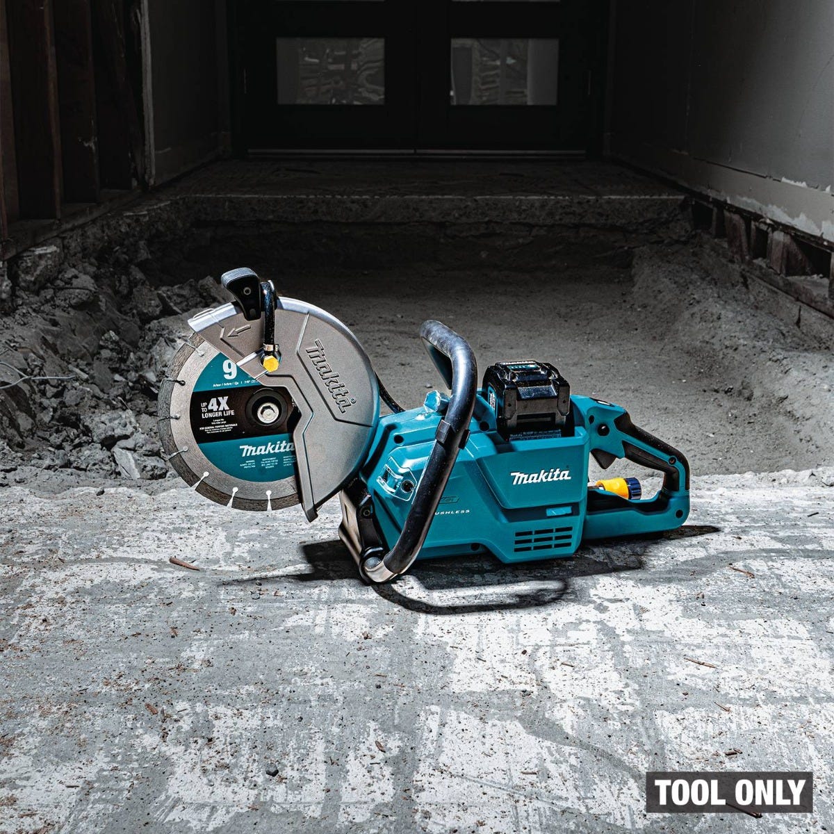 Makita GEC03Z 40V max XGT Brushless Cordless 9" Power Cutter, with AFT, Electric Brake, Tool Only