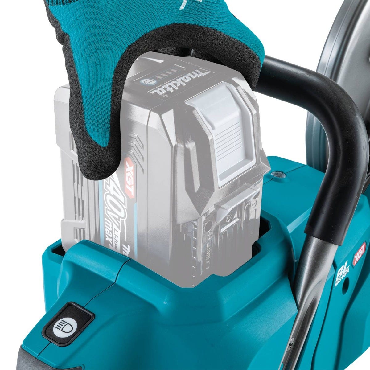 Makita GEC03Z 40V max XGT Brushless Cordless 9" Power Cutter, with AFT, Electric Brake, Tool Only