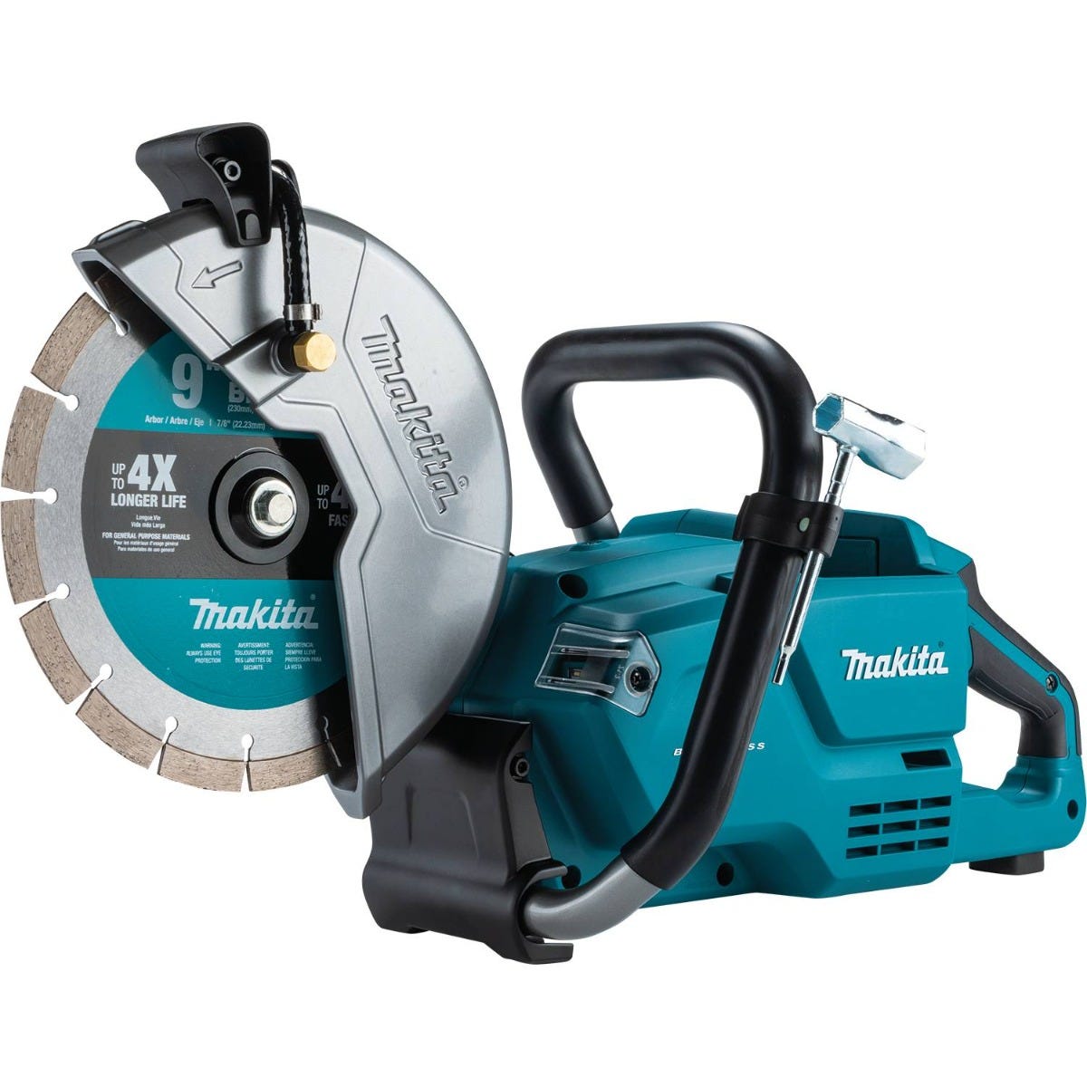Makita GEC03T 40V max XGT Brushless Cordless 9" Power Cutter Kit, with AFT, Electric Brake (5.0 Ah)