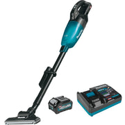 Makita GLC01M1 40V max XGT Brushless Cordless 4-Speed HEPA Filter Compact Stick Vacuum Kit (4.0Ah)