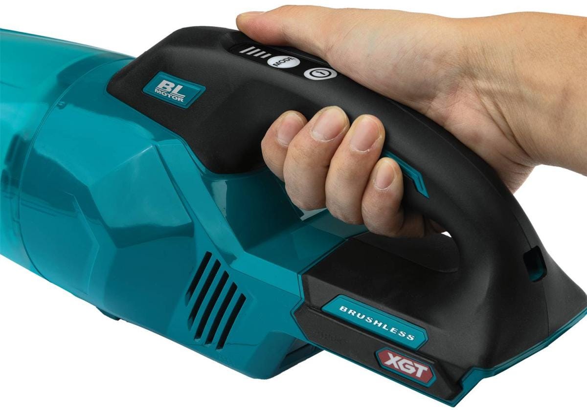 Makita GLC01Z 40V max XGT Brushless Cordless 4-Speed HEPA Filter Compact Stick Vacuum, Tool Only