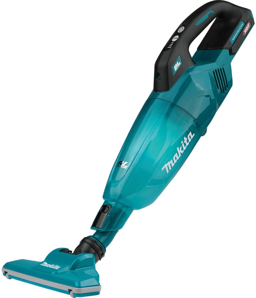 Makita GLC01Z 40V max XGT Brushless Cordless 4-Speed HEPA Filter Compact Stick Vacuum, Tool Only