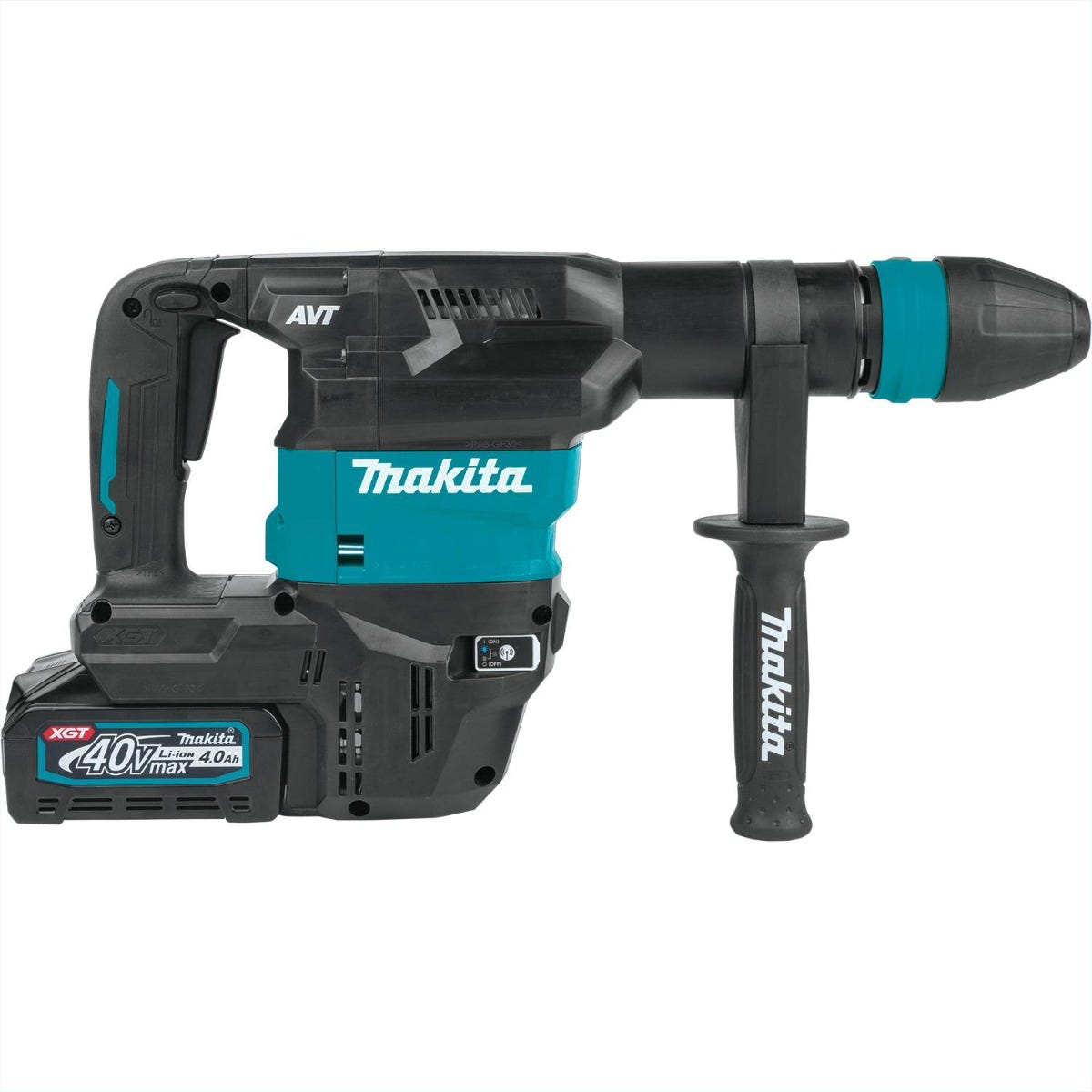 Makita GMH01M1 40V max XGT Brushless Cordless 15 lb. SDS-MAX AVT Demolition Hammer Kit, AWS Capable (4.0Ah)