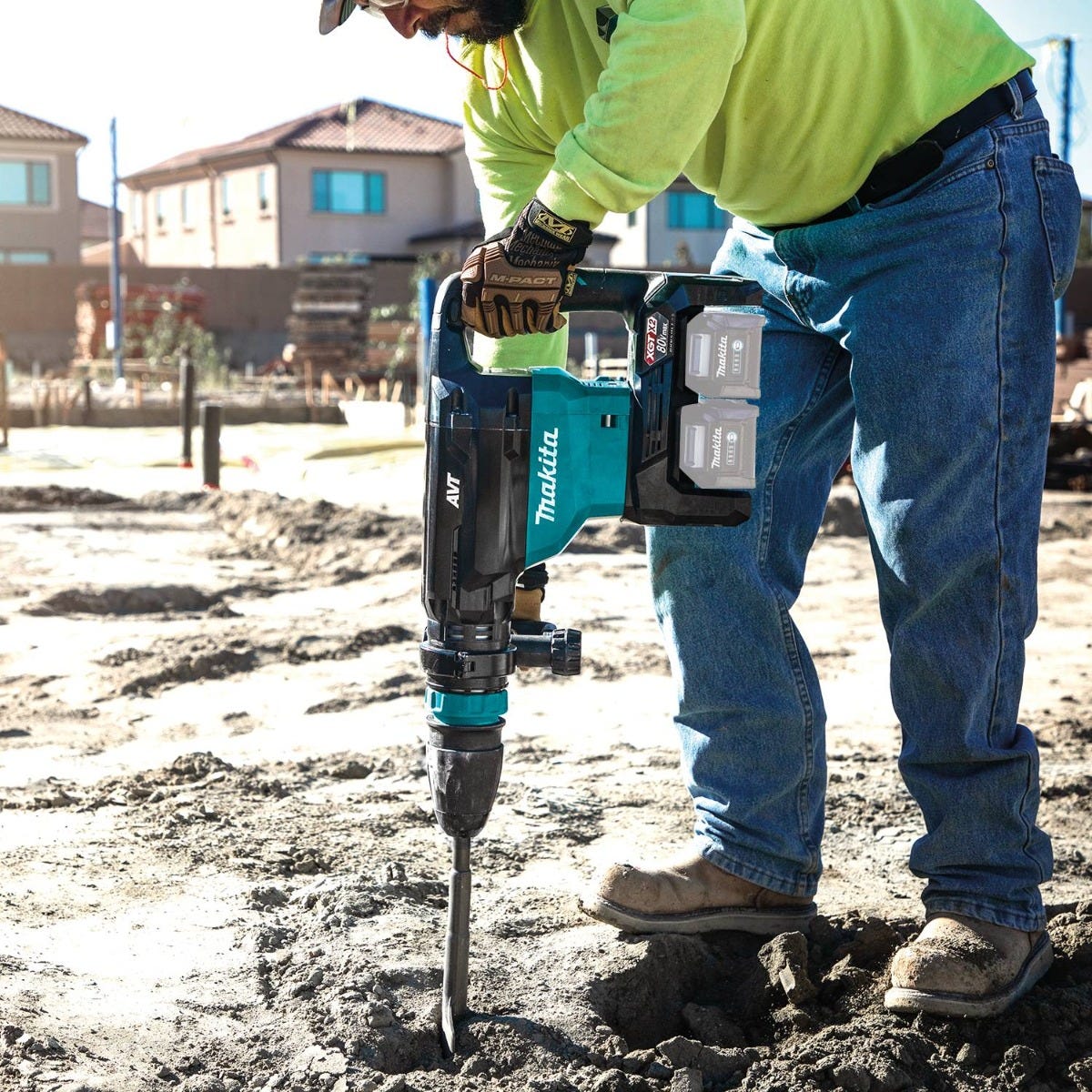 Makita GMH02Z 80V max (40V max X2) XGT Brushless 28 lb. SDS- MAX AVT Demolition Hammer, AWS Capable, Tool Only