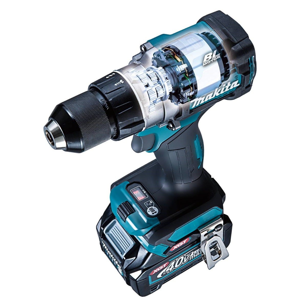 Makita GPH01D 40V max XGT Brushless Cordless 1/2" Hammer Driver-Drill Kit (2.5Ah)