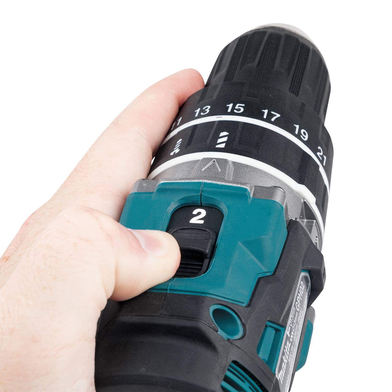 Makita GPH02D 40V max XGT Compact Brushless Cordless 1/2" Hammer Driver-Drill Kit (2.5Ah)