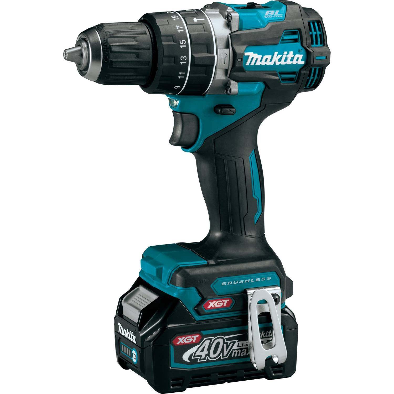 Makita GPH02D 40V max XGT Compact Brushless Cordless 1/2" Hammer Driver-Drill Kit (2.5Ah)
