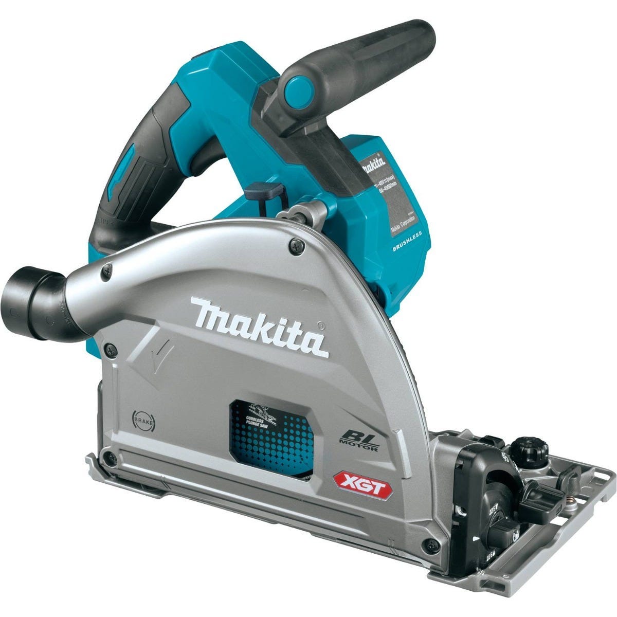 Makita 40V max XGT Brushless 2.1 Gal. HEPA Dry Dust Extractor Kit AWS (4.0Ah) w/ 40V max XGT 6-1/2" Plunge Circular Saw