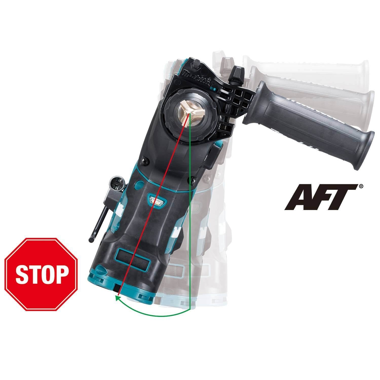 Makita GRH01M1 40V max XGT Brushless Cordless 1-1/8" SDS-PLUS AVT Rotary Hammer Kit, AFT, AWS Capable (4.0Ah)