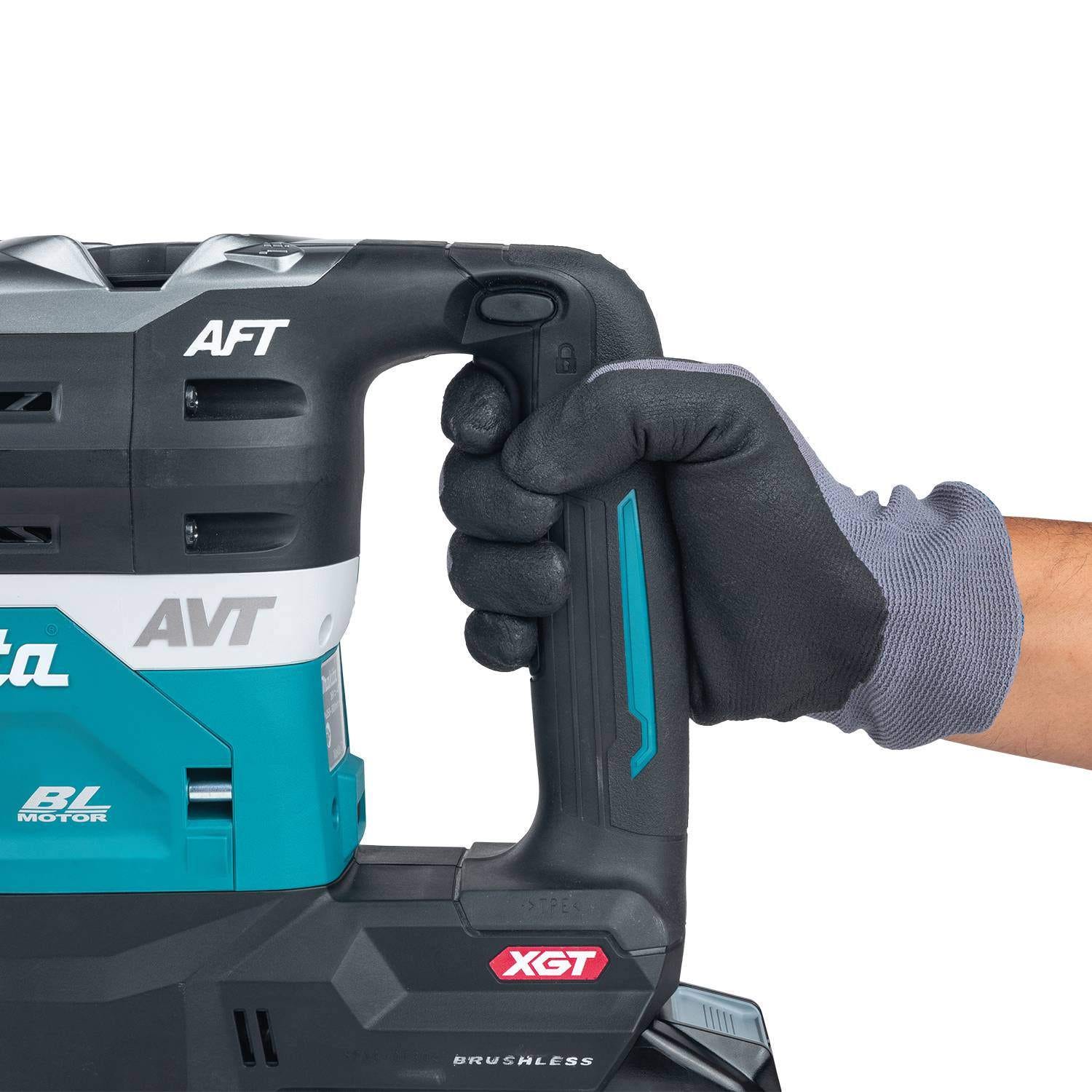 Makita GRH05M1 40V max XGT Brushless 1-9/16" SDS-MAX AVT Rotary Hammer Kit, AFT, AWS Capable (4.0Ah)