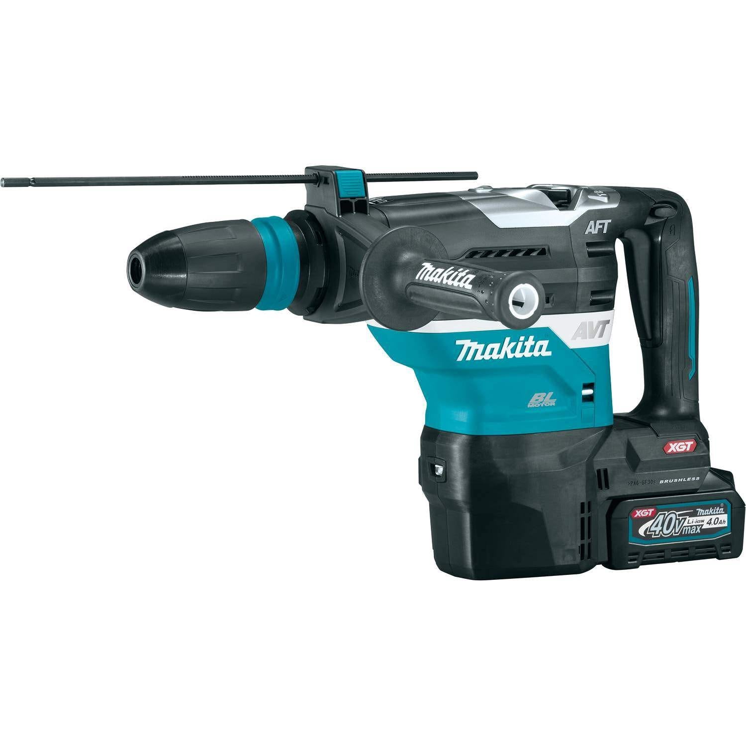 Makita GRH05M1 40V max XGT Brushless 1-9/16" SDS-MAX AVT Rotary Hammer Kit, AFT, AWS Capable (4.0Ah)
