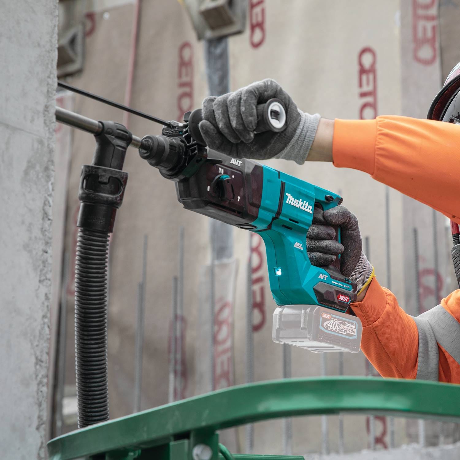 Makita GRH07Z 40V max XGT Brushless Cordless 1-1/8" SDS-PLUS AVT Rotary Hammer (D-Handle), AFT, AWS Capable, Tool Only