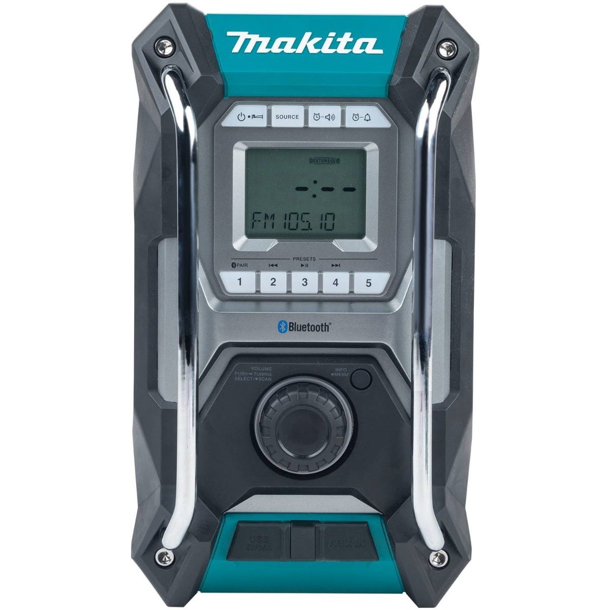 Makita GRM02 40V max XGT Cordless/Corded Bluetooth Job Site Radio, Tool Only