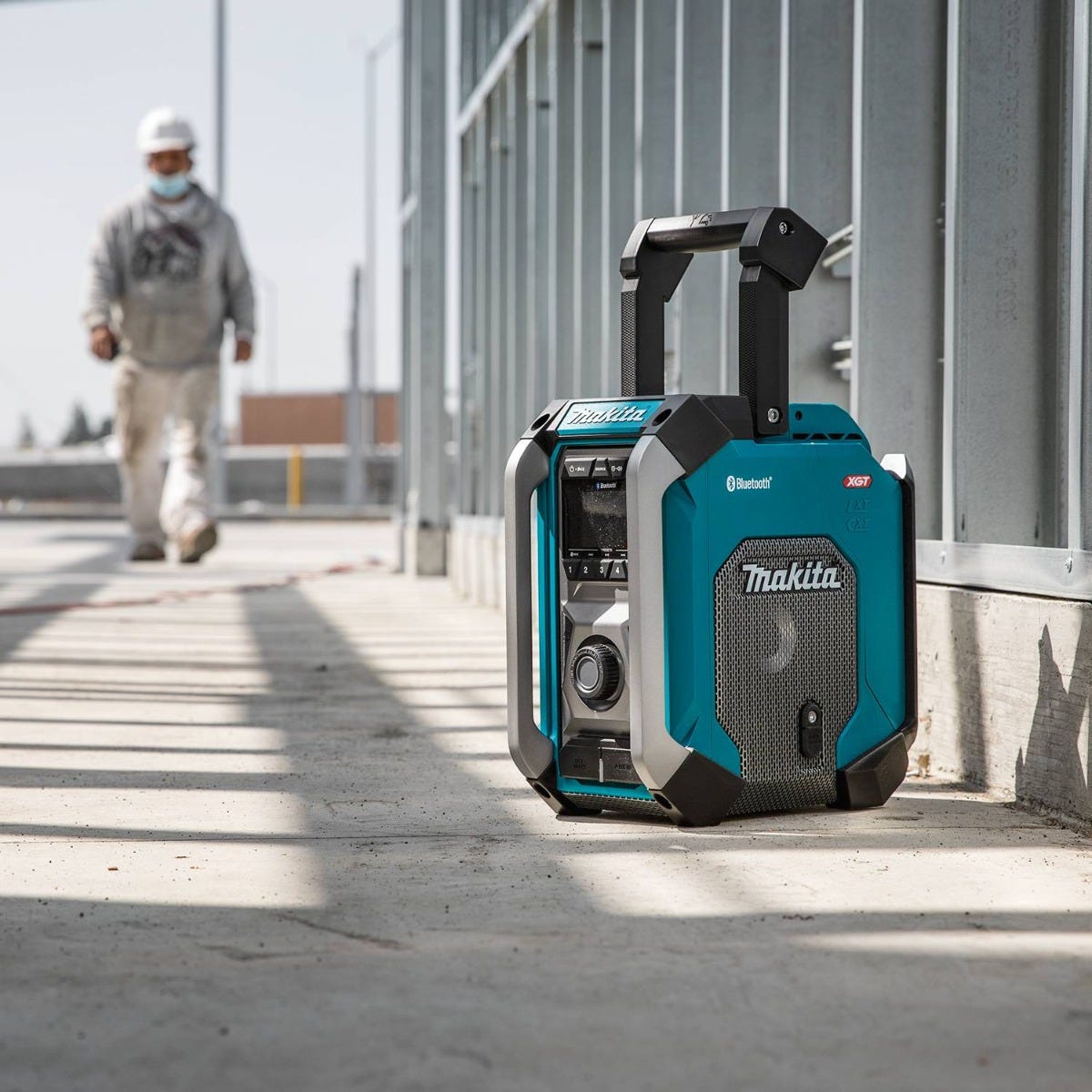 Makita GRM03 40V max XGT Cordless/Corded Bluetooth Job Site Radio, Tool Only