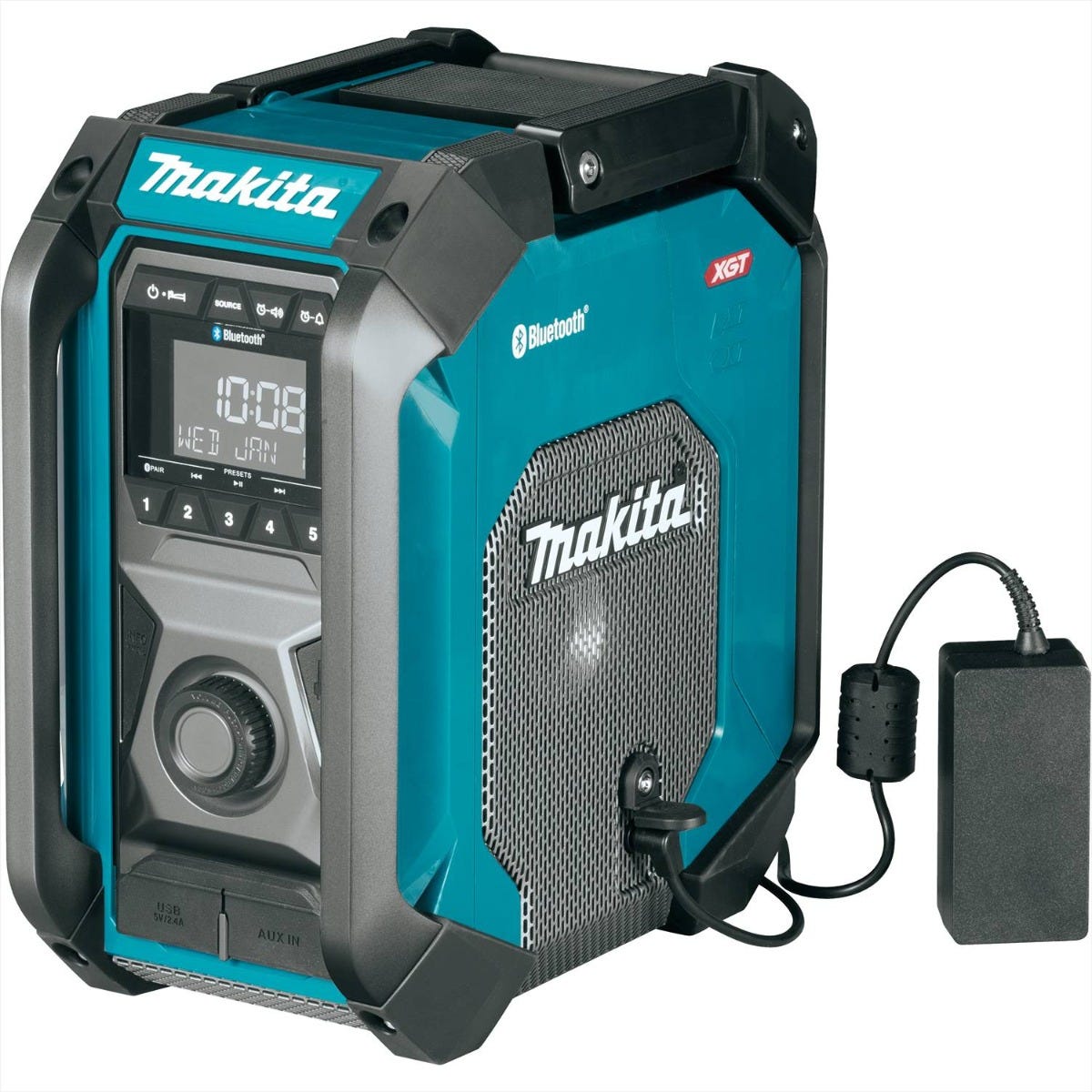 Makita GRM03 40V max XGT Cordless/Corded Bluetooth Job Site Radio, Tool Only