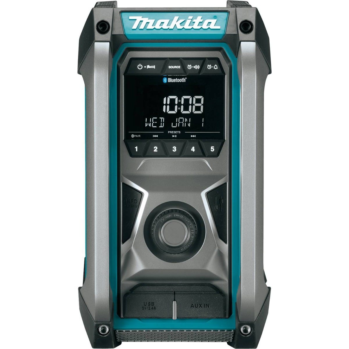 Makita GRM03 40V max XGT Cordless/Corded Bluetooth Job Site Radio, Tool Only