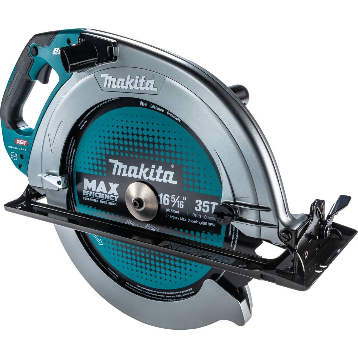 Makita GSH06T1 40V max XGTÂ® Brushless Cordless 16-5/16" Circular Saw Kit, AWS Capable (5.0Ah)