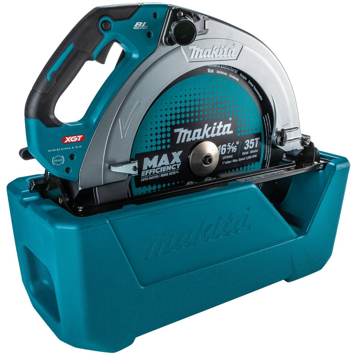 Makita GSH06T1 40V max XGTÂ® Brushless Cordless 16-5/16" Circular Saw Kit, AWS Capable (5.0Ah)