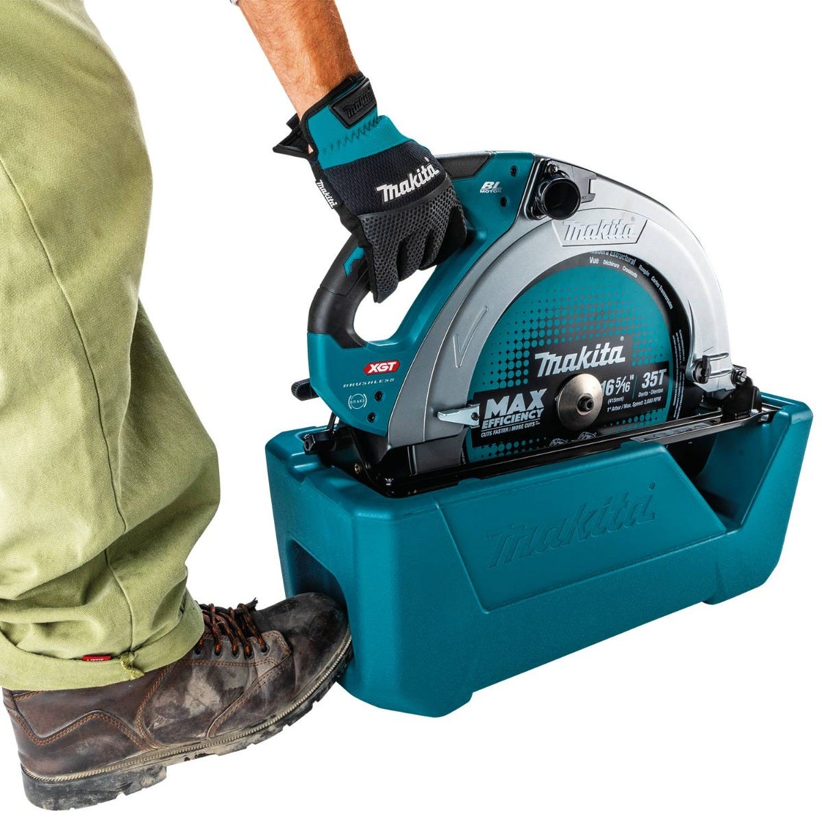 Makita GSH06T1 40V max XGTÂ® Brushless Cordless 16-5/16" Circular Saw Kit, AWS Capable (5.0Ah)