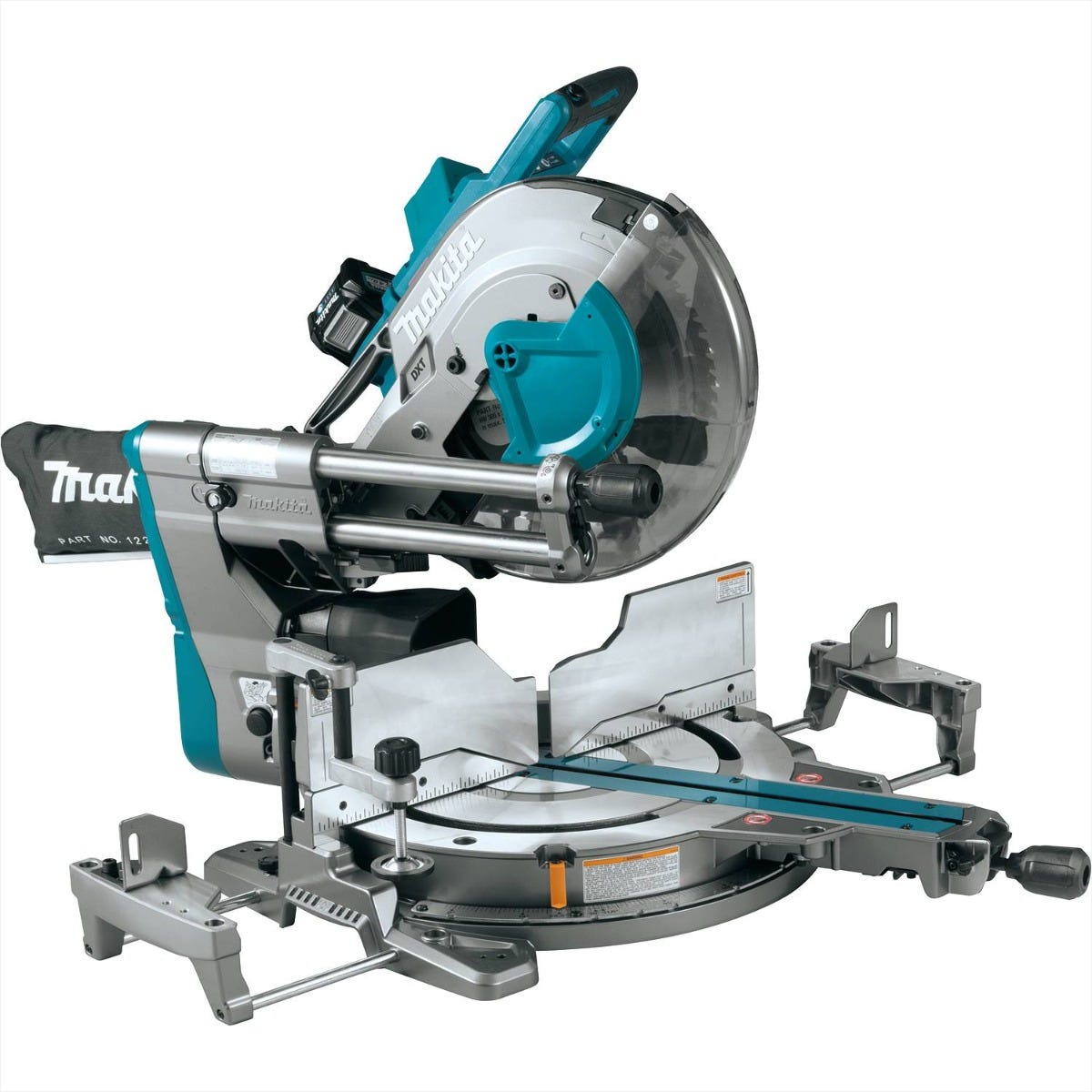 Makita GSL04M1 40V max XGT Brushless Cordless 12" Dual-Bevel Sliding Compound Miter Saw Kit, AWS Capable (4.0Ah)