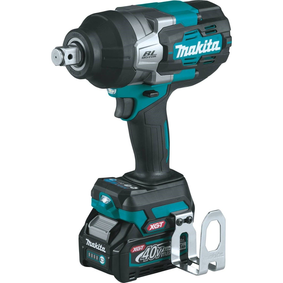 Makita GWT01D 40V max XGT Brushless Cordless 4-Speed High-Torque 3/4" Sq. Drive Impact Wrench Kit w/ Friction Ring Anvil (2.5Ah)