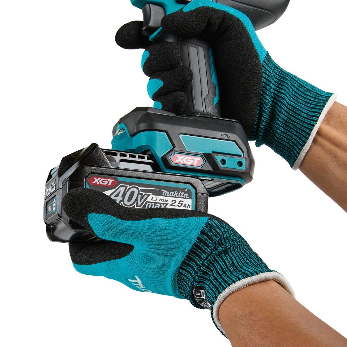 Makita GWT02D 40V max XGT Brushless Cordless 4-Speed High-Torque 1/2" Sq. Drive Impact Wrench Kit w/ Friction Ring Anvil (2.5Ah)