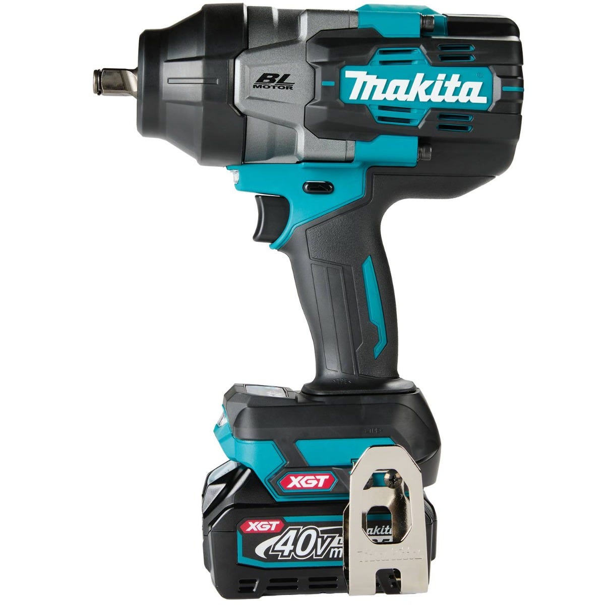 Makita GWT02D 40V max XGT Brushless Cordless 4-Speed High-Torque 1/2" Sq. Drive Impact Wrench Kit w/ Friction Ring Anvil (2.5Ah)