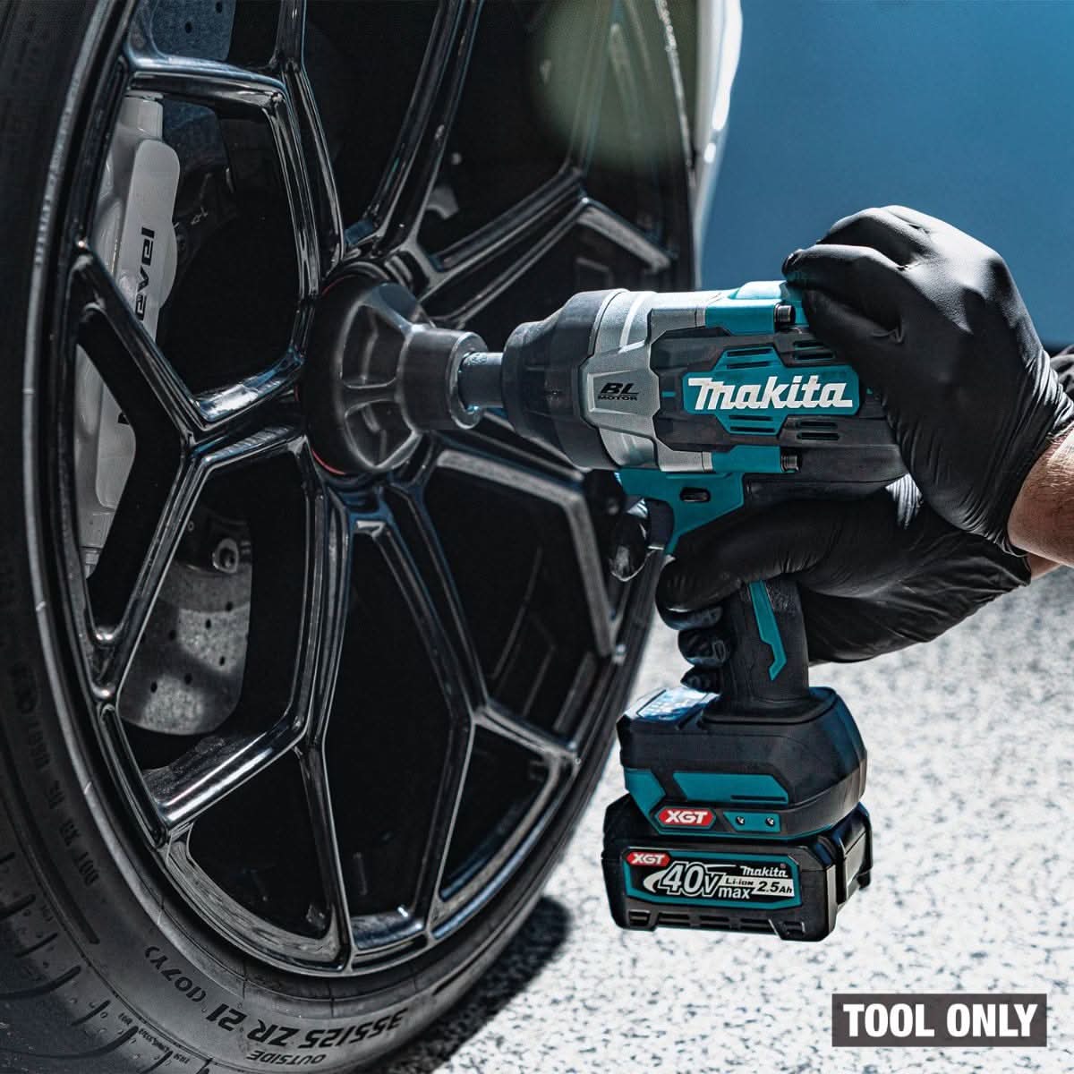 Makita GWT02Z 40V max XGT Brushless Cordless 4-Speed High-Torque 1/2" Sq. Drive Impact Wrench w/ Friction Ring Anvil, Tool Only