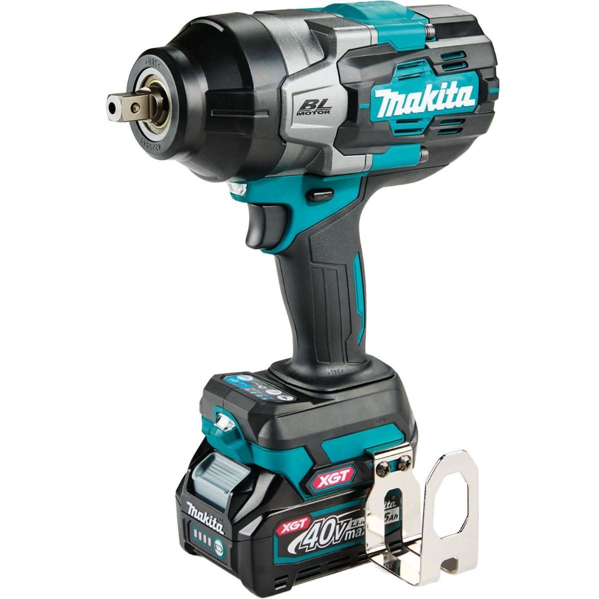 Makita GWT03D 40V max XGT Brushless Cordless 4-Speed High-Torque 1/2" Sq. Drive Impact Wrench Kit w/ Detent Anvil (2.5Ah)