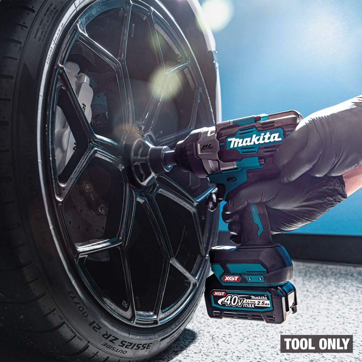 Makita GWT03Z 40V max XGT Brushless Cordless 4-Speed High-Torque 1/2" Sq. Drive Impact Wrench w/ Detent Anvil, Tool Only