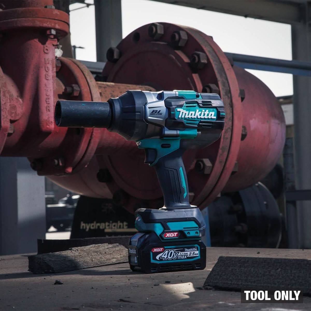 Makita GWT03Z 40V max XGT Brushless Cordless 4-Speed High-Torque 1/2" Sq. Drive Impact Wrench w/ Detent Anvil, Tool Only