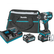 Makita GWT08D 40V max XGT Brushless Cordless 4-Speed Mid-Torque 1/2" Sq. Drive Impact Wrench Kit w/ Detent Anvil (2.5Ah)