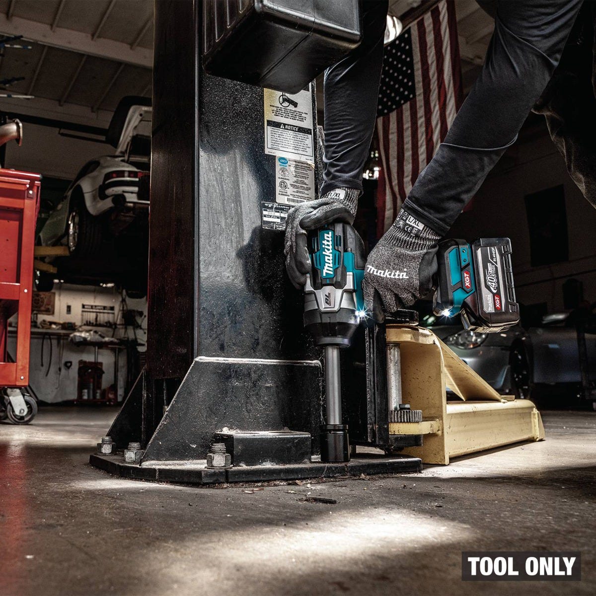 Makita GWT11Z 40V max XGT Brushless Cordless 4-Speed High-Torque 3/4-in. Extended Anvil Friction Ring Impact Wrench, Tool Only