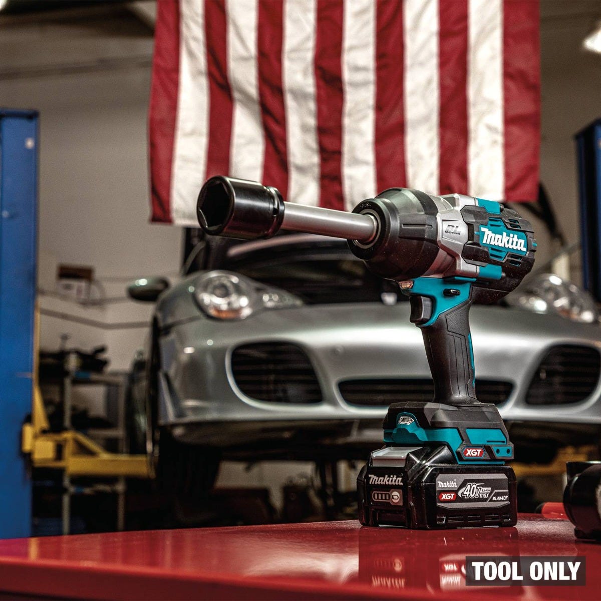 Makita GWT11Z 40V max XGT Brushless Cordless 4-Speed High-Torque 3/4-in. Extended Anvil Friction Ring Impact Wrench, Tool Only