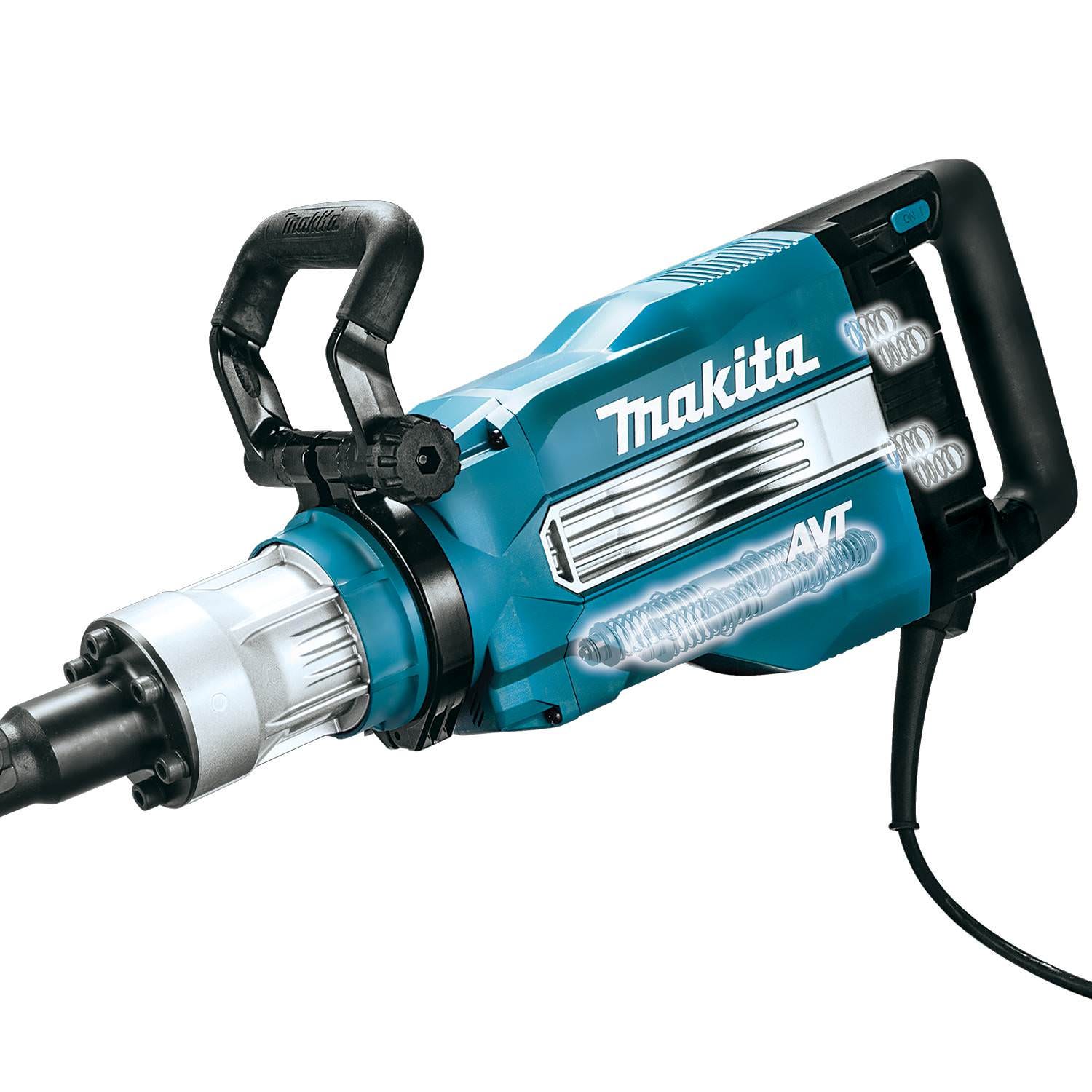 Makita HM1512 45 lb. AVT Demolition Hammer, accepts 1-1/8" Hex bits