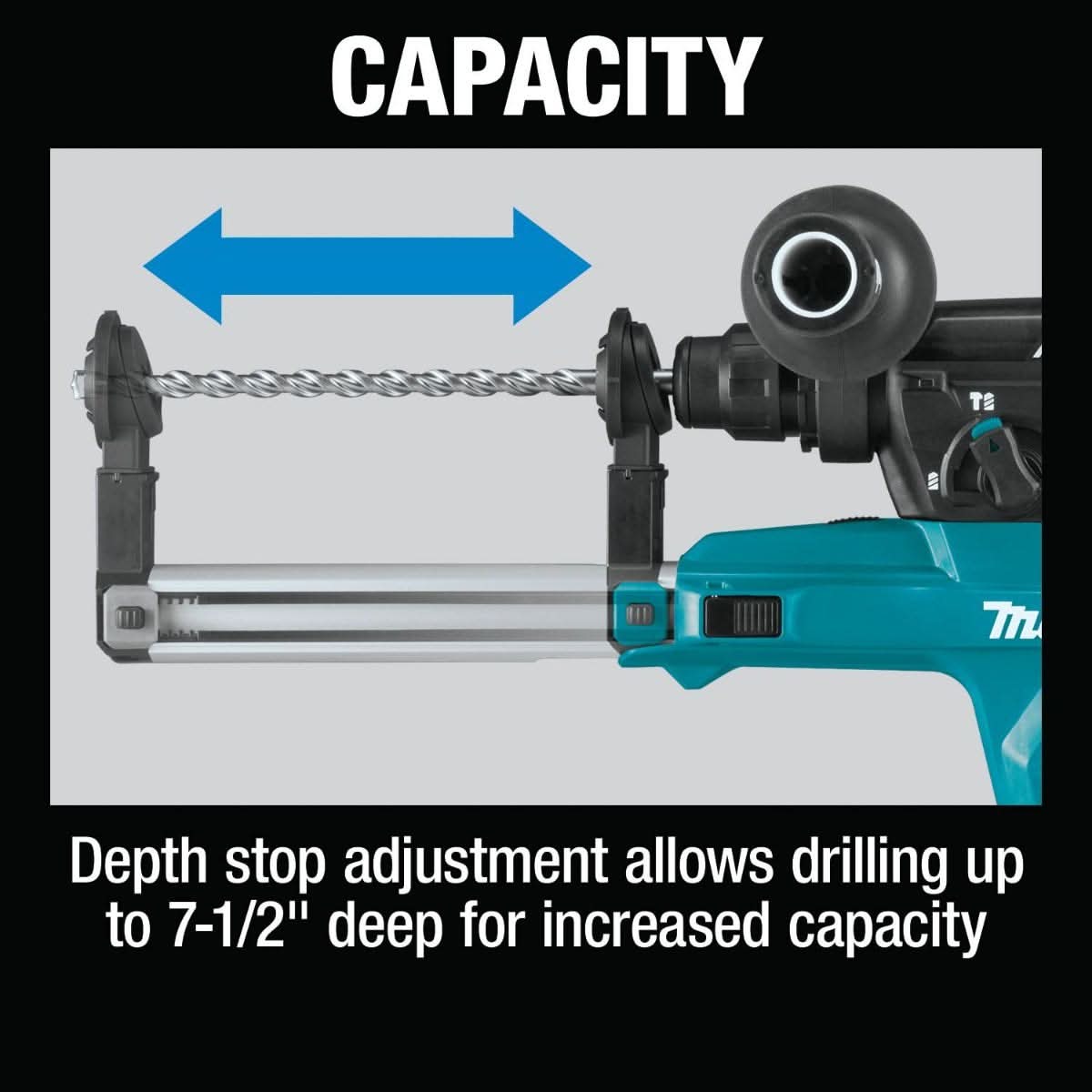 Makita HR2663 1" SDS-PLUS AVT Rotary Hammer, w/ HEPA Dust Extractor (D-handle)