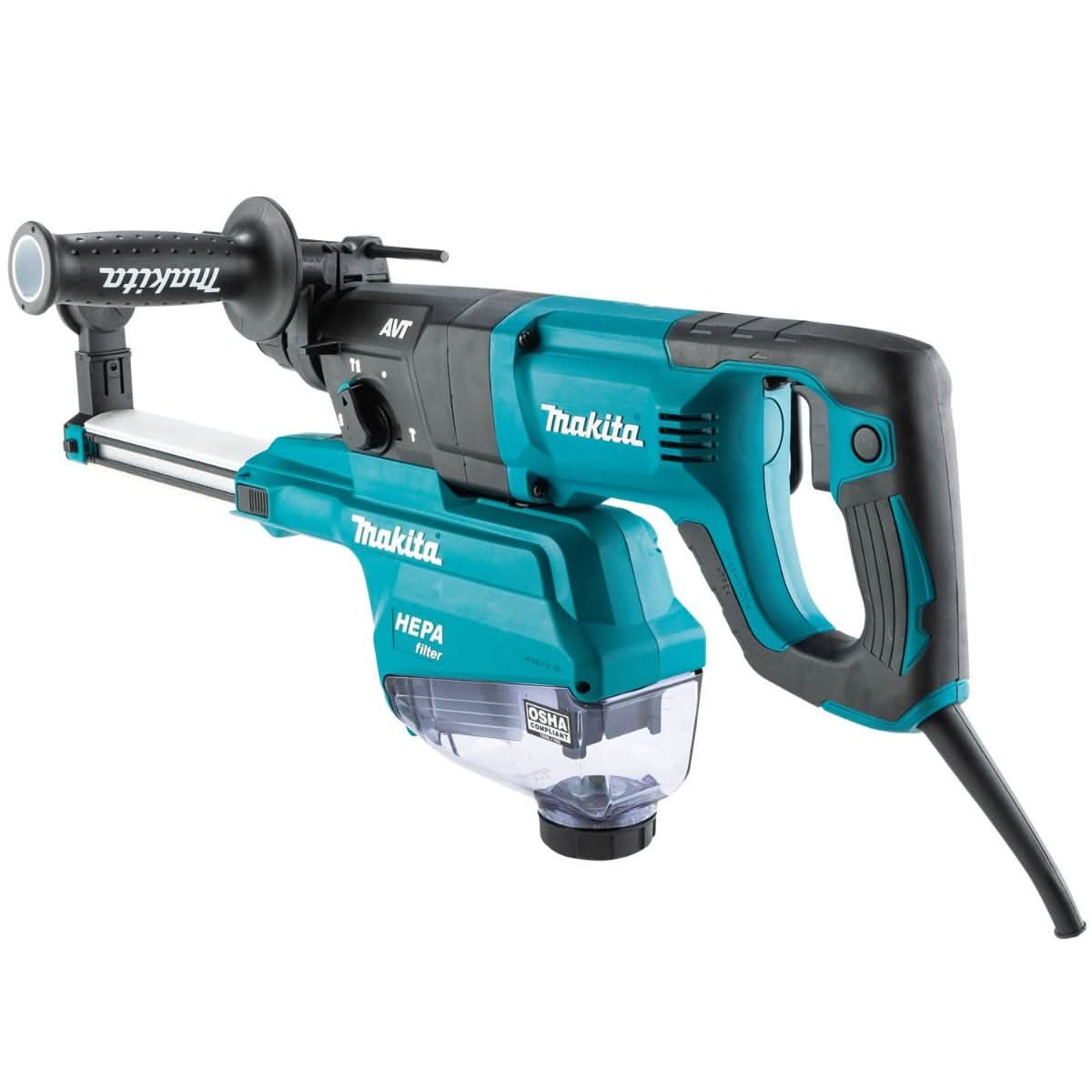 Makita HR2663 1" SDS-PLUS AVT Rotary Hammer, w/ HEPA Dust Extractor (D-handle)
