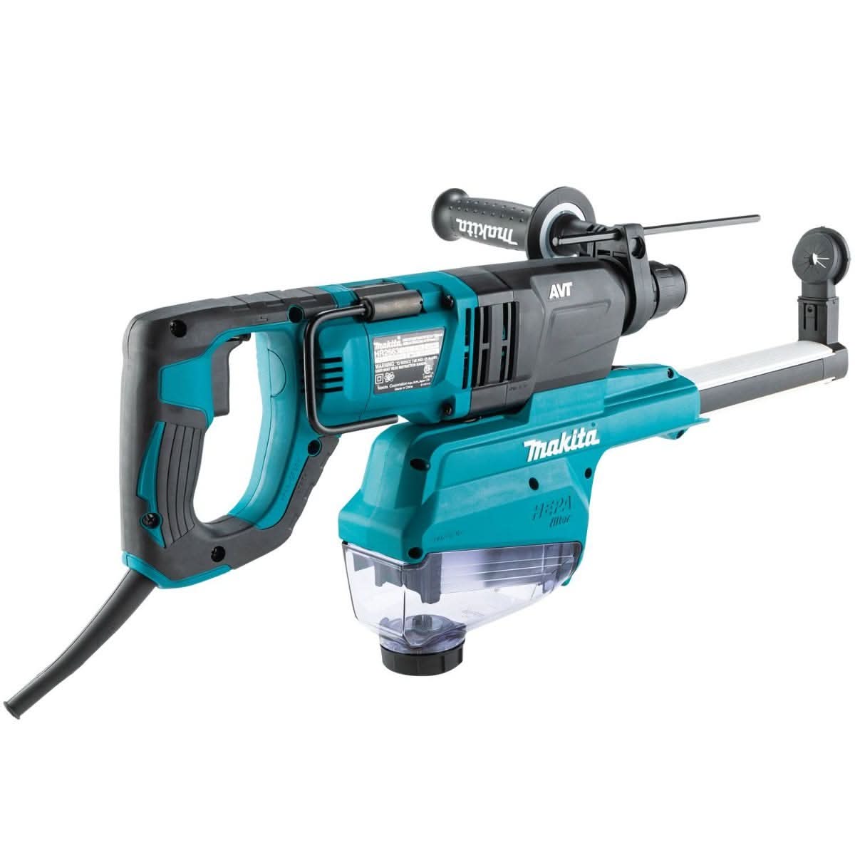 Makita HR2663 1" SDS-PLUS AVT Rotary Hammer, w/ HEPA Dust Extractor (D-handle)