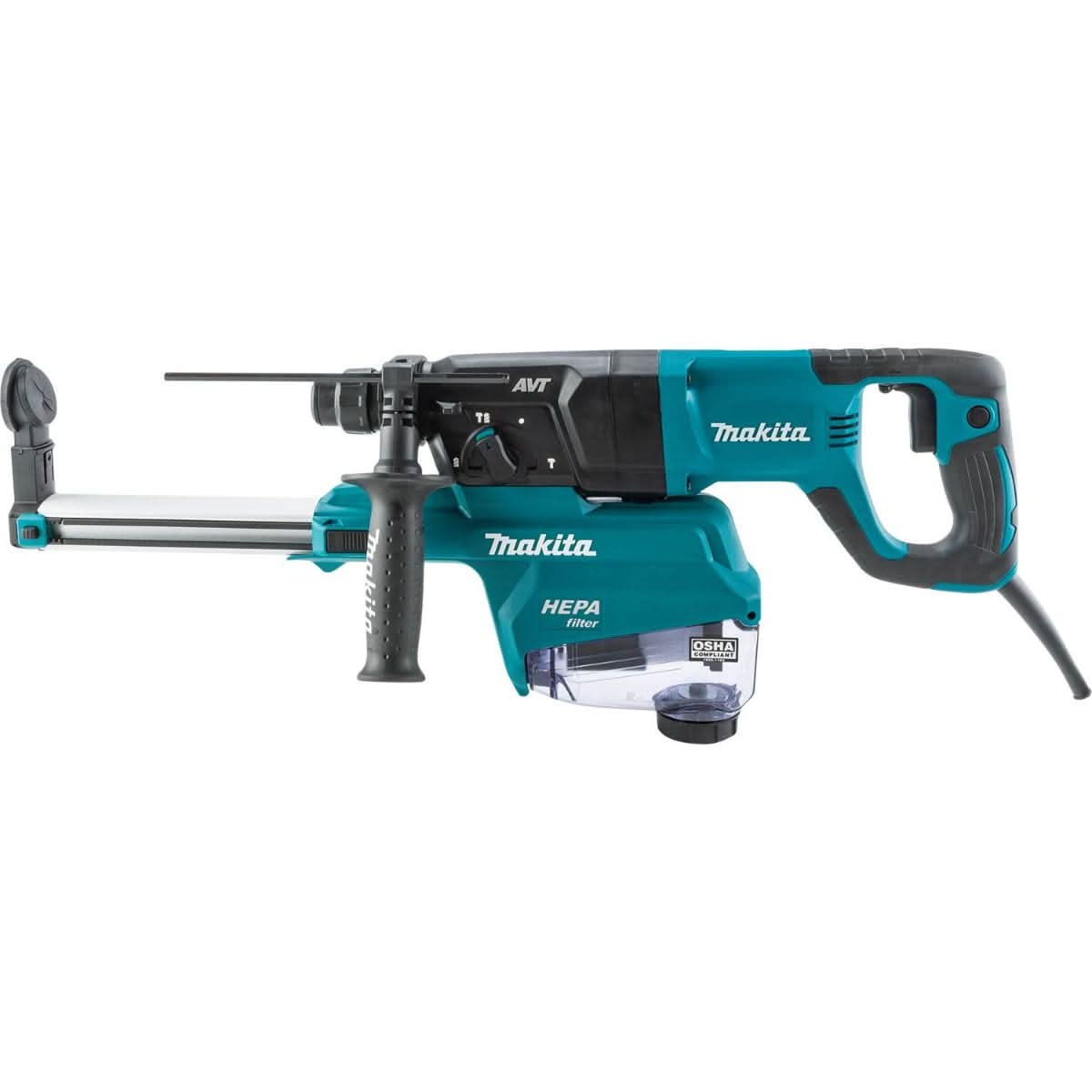 Makita HR2663 1" SDS-PLUS AVT Rotary Hammer, w/ HEPA Dust Extractor (D-handle)