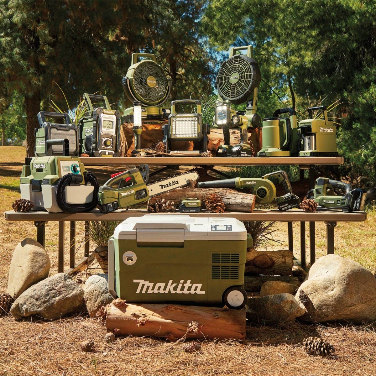 Makita ADCF201Z Outdoor Adventure 18V LXT Cordless/Corded 9" Fan, Tool Only