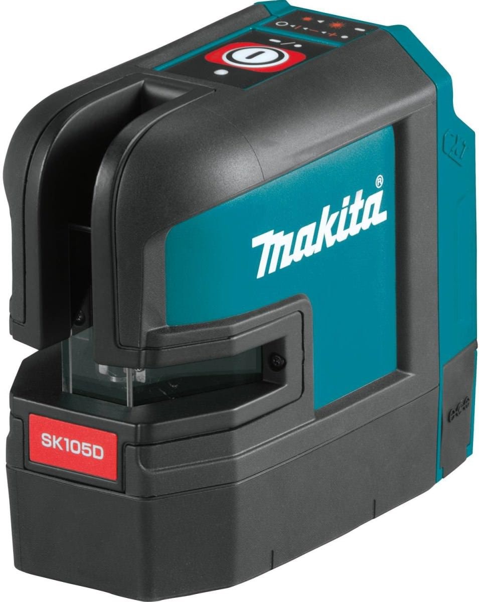 Makita SK105DZ 12V max CXT Lithium-Ion Cordless Self-Leveling Cross-Line Red Beam Laser, Tool Only